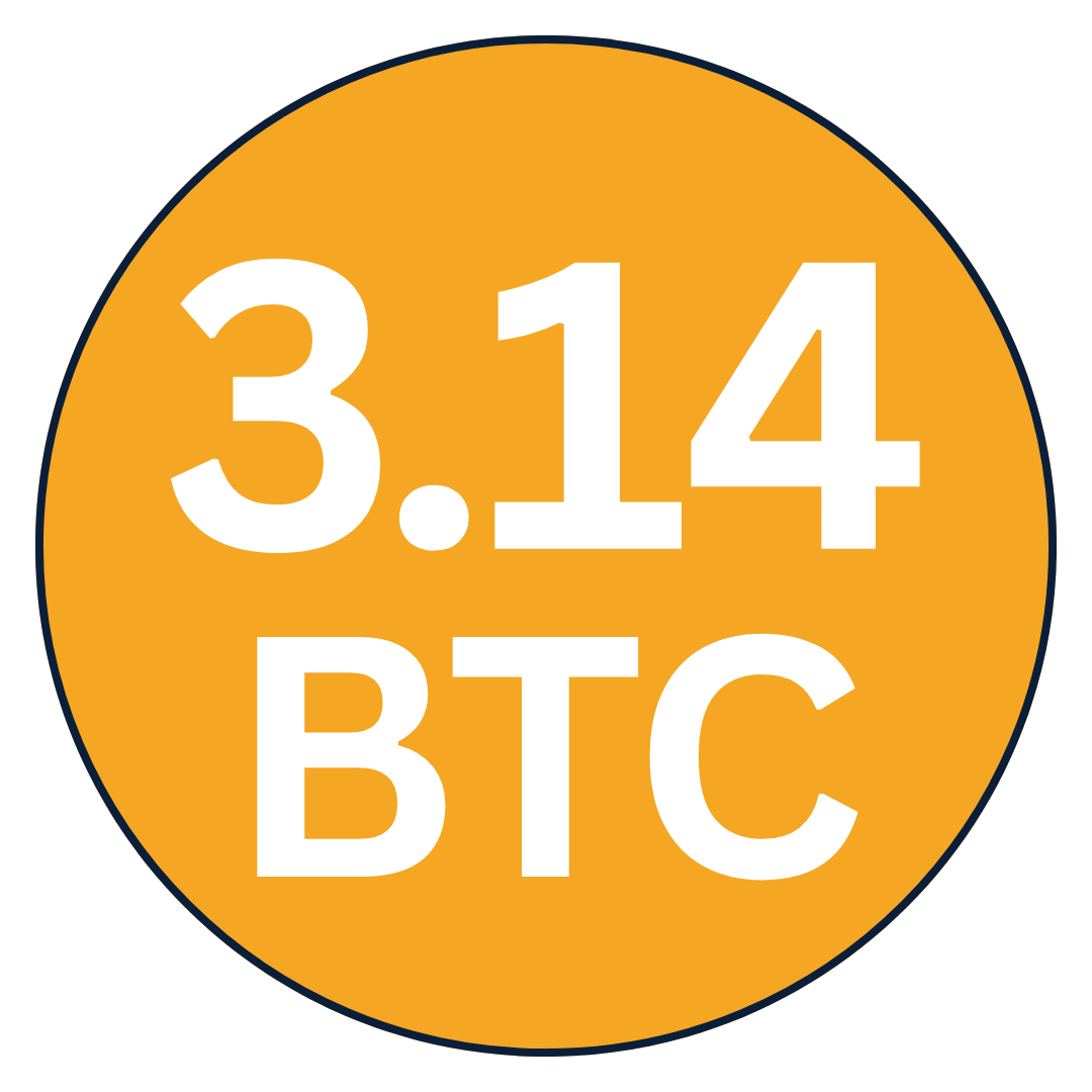 ~3.14 BTC